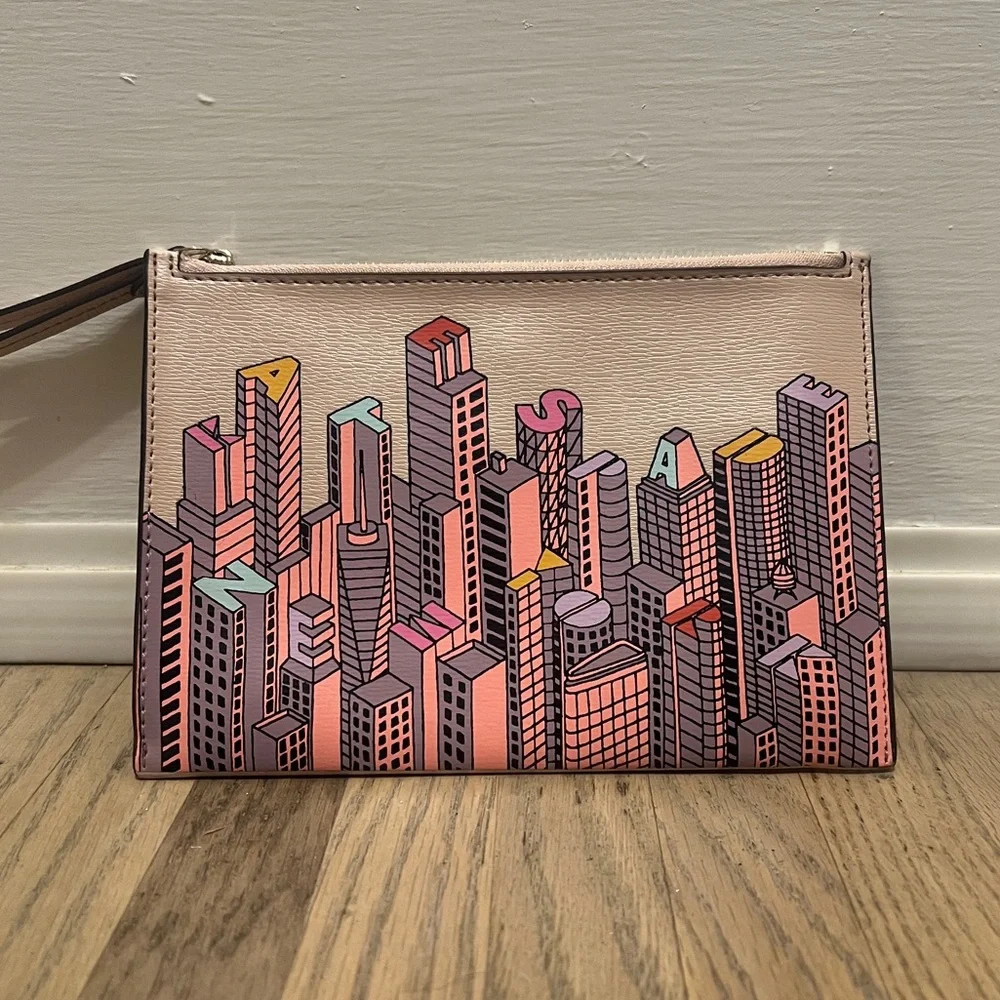 Kate Spade New York NYC Skyline Wristlet - Picture 13 of 14